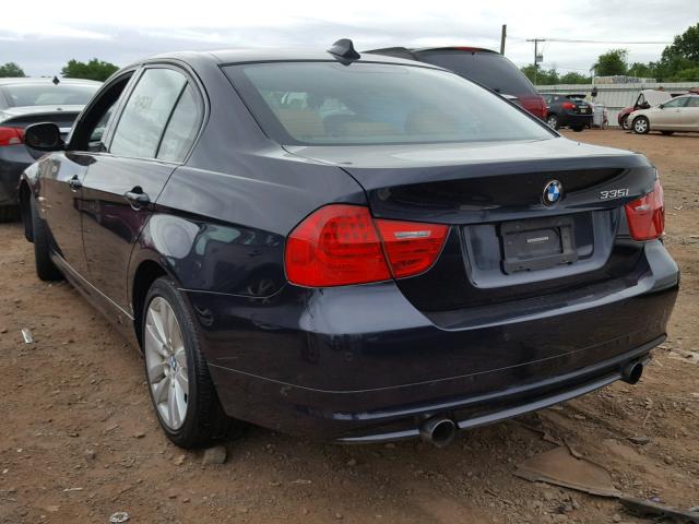 WBAPL33549A406334 - 2009 BMW 335 XI BLUE photo 3