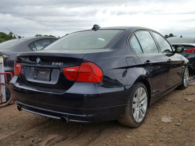 WBAPL33549A406334 - 2009 BMW 335 XI BLUE photo 4