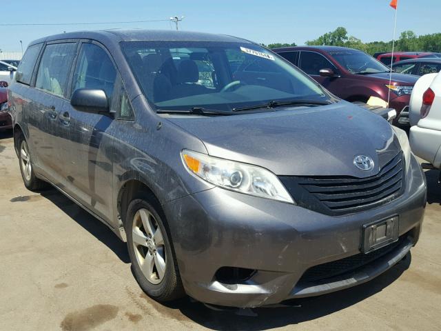 5TDZK3DC3BS031153 - 2011 TOYOTA SIENNA BAS GRAY photo 1