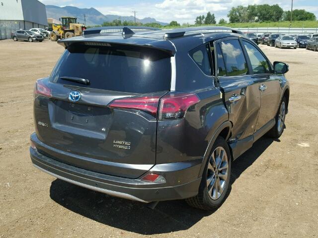 JTMDJREV5HD095893 - 2017 TOYOTA RAV4 HV LI GRAY photo 4