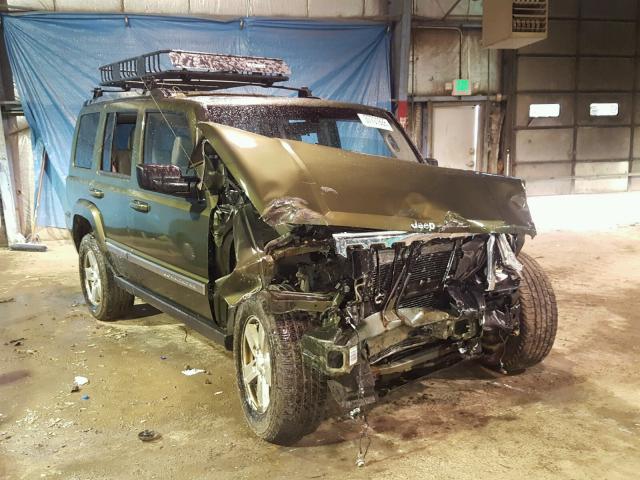 1J8HG58N38C188981 - 2008 JEEP COMMANDER GREEN photo 1
