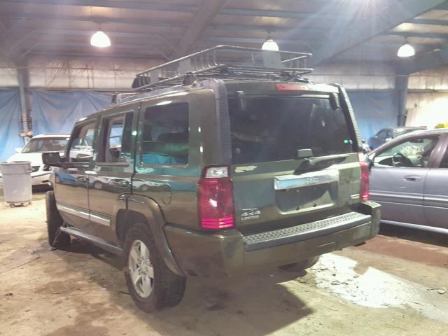 1J8HG58N38C188981 - 2008 JEEP COMMANDER GREEN photo 3