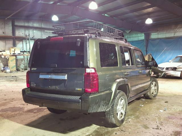 1J8HG58N38C188981 - 2008 JEEP COMMANDER GREEN photo 4