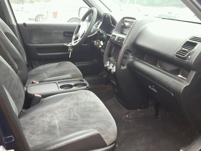 JHLRD78832C093244 - 2002 HONDA CR-V EX ლურჯი ფოტო 5