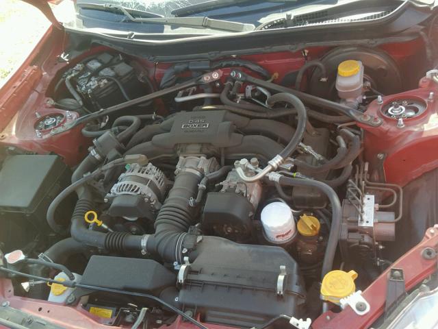 JF1ZNAA16D2725110 - 2013 TOYOTA SCION FR-S RED photo 7