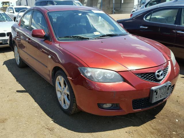 JM1BK32F181159895 - 2008 MAZDA 3 I MAROON photo 1