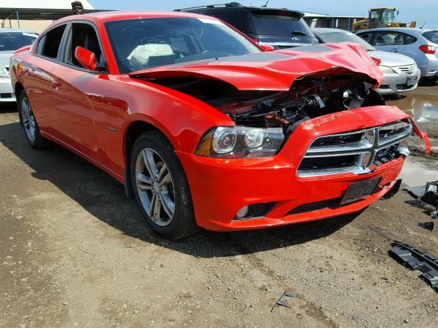 2C3CDXDT7DH717211 - 2013 DODGE CHARGER R/ RED photo 1