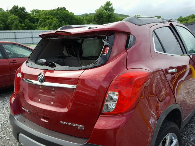 KL4CJFSB6DB079335 - 2013 BUICK ENCORE CON RED photo 9