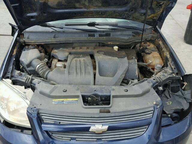 1G1AL58FX87329995 - 2008 CHEVROLET COBALT LT BLUE photo 7