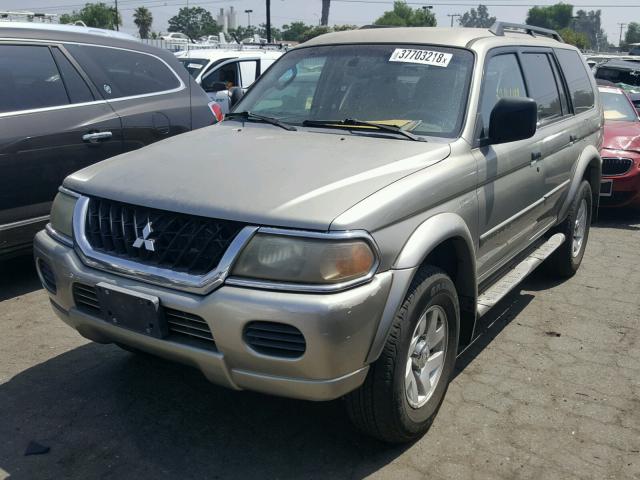 JA4MT31R83J009741 - 2003 MITSUBISHI MONTERO SP BEIGE photo 2