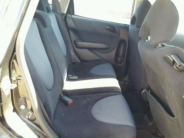 JHMGD38667S068135 - 2007 HONDA FIT S შავი ფოტო 6