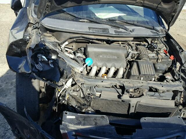 JHMGD38667S068135 - 2007 HONDA FIT S შავი ფოტო 7