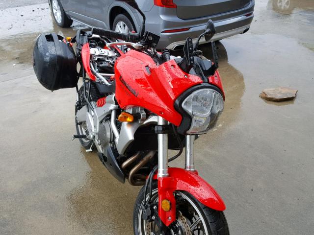 JKALEEA1X8A023059 - 2008 KAWASAKI KLE650 A RED photo 1