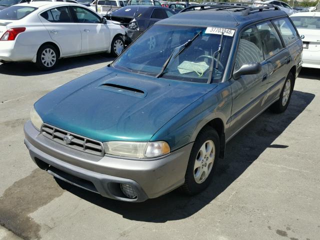 4S3BG6856W7600660 - 1998 SUBARU LEGACY 30T GREEN photo 2