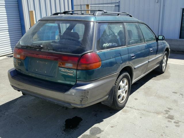 4S3BG6856W7600660 - 1998 SUBARU LEGACY 30T GREEN photo 4