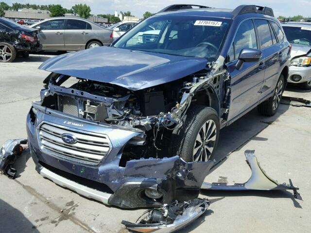 4S4BSENC4G3344423 - 2016 SUBARU OUTBACK 3. BLUE photo 2