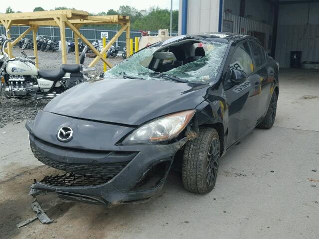 JM1BL1UG2B1498275 - 2011 MAZDA 3 I BLACK photo 2