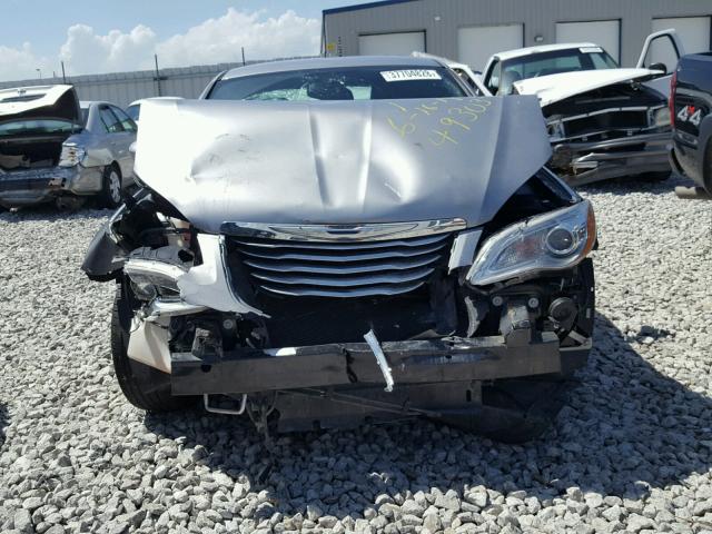 1C3CCBBB4DN521931 - 2013 CHRYSLER 200 TOURIN GRAY photo 7