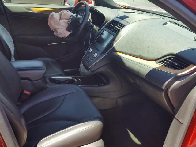 5LMTJ2AH5FUJ03757 - 2015 LINCOLN MKC 红色 照片 5