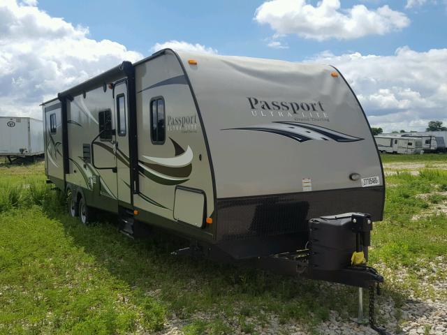 4YDT32920FT413710 - 2015 KEYSTONE PASSPORT WHITE photo 1