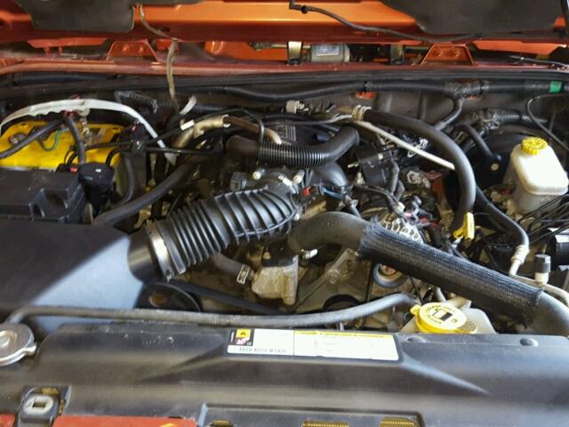 1J4AA5D16AL177471 - 2010 JEEP WRANGLER S ORANGE photo 7