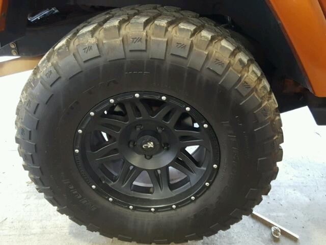 1J4AA5D16AL177471 - 2010 JEEP WRANGLER S ORANGE photo 9