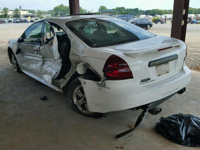 2G2WS522051166907 - 2005 PONTIAC GRAND PRIX WHITE photo 3