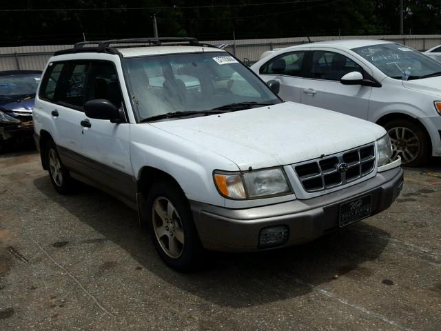 JF1SF6553YH710219 - 2000 SUBARU FORESTER S WHITE photo 1