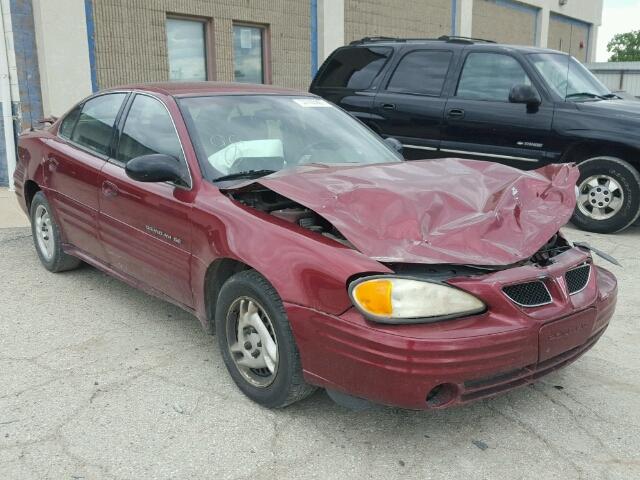 1G2NE52F82C142916 - 2002 PONTIAC GRAND AM S MAROON photo 1