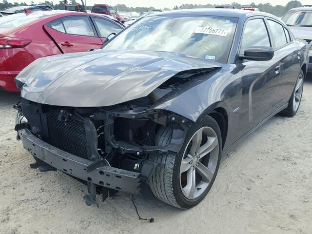 2C3CDXCT6GH104826 - 2016 DODGE CHARGER R/ GRAY photo 2