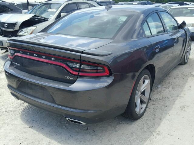 2C3CDXCT6GH104826 - 2016 DODGE CHARGER R/ GRAY photo 4