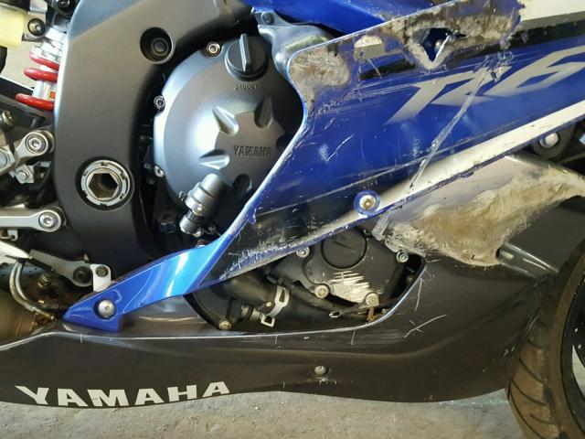 JYARJ12EX7A022428 - 2007 YAMAHA YZFR6 L BLUE photo 7