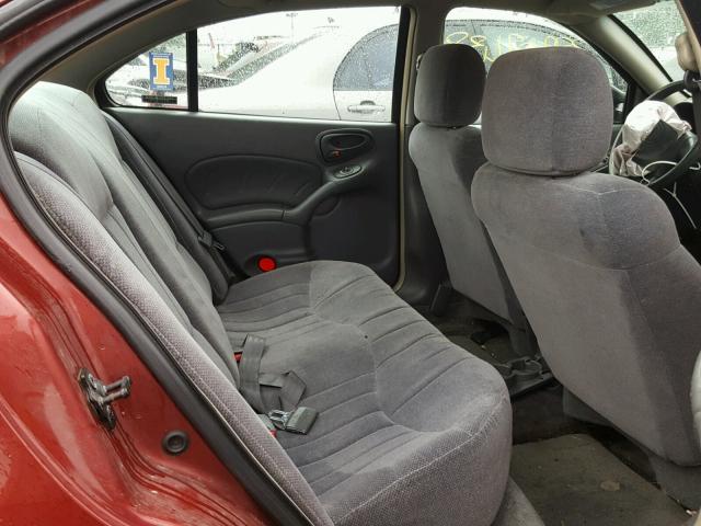 1G2NF52T9YC548036 - 2000 PONTIAC GRAND AM S Tünd qırmızı foto 6
