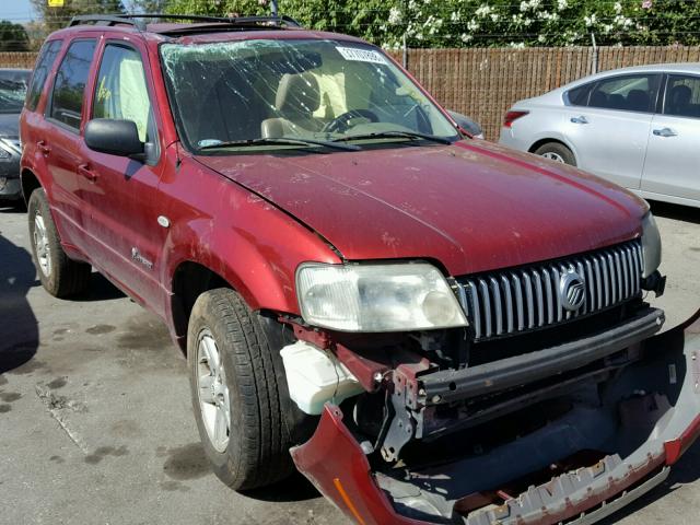 4M2CU98H56KJ14602 - 2006 MERCURY MARINER HE RED photo 1