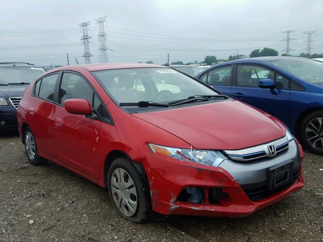 JHMZE2H31DS005168 - 2013 HONDA INSIGHT RED photo 1