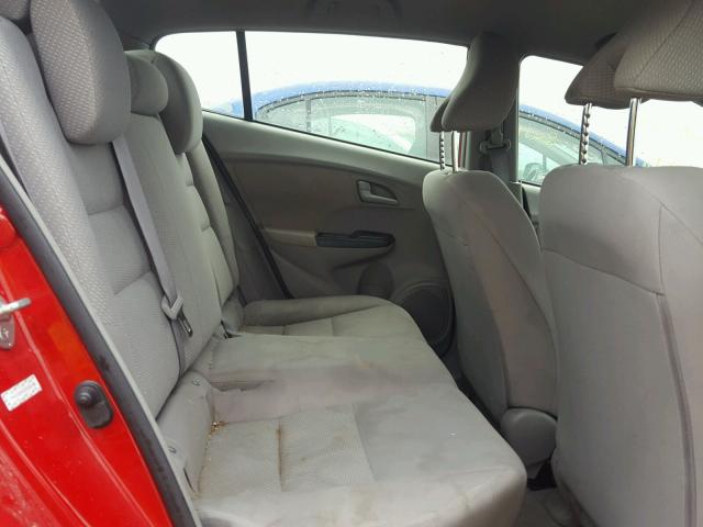 JHMZE2H31DS005168 - 2013 HONDA INSIGHT RED photo 6