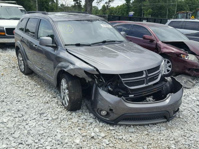 3C4PDCEG1CT229496 - 2012 DODGE JOURNEY R/ GRAY photo 1