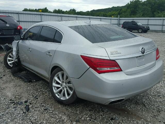 1G4GB5G39GF132098 - 2016 BUICK LACROSSE SILVER photo 3