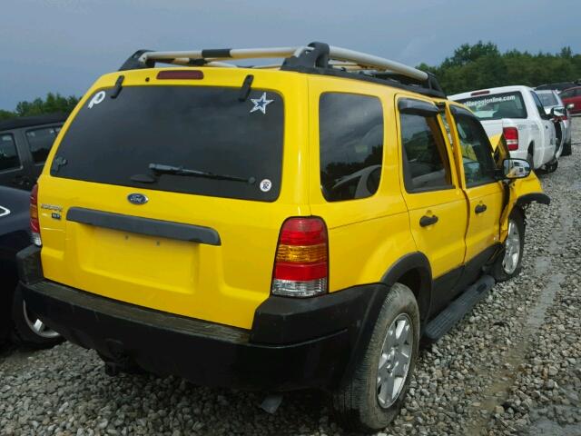 1FMYU04172KD83478 - 2002 FORD ESCAPE XLT YELLOW photo 4