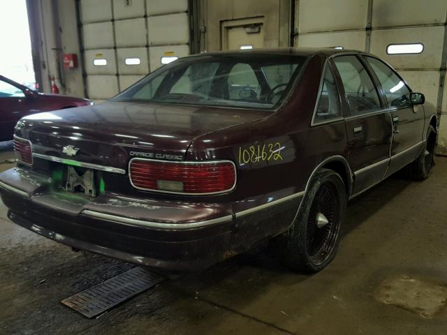 1G1BL52W7RR103027 - 1994 CHEVROLET CAPRICE CL 栗色 照片 4