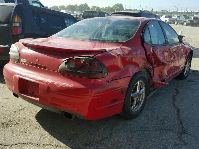 1G2WP52K53F134378 - 2003 PONTIAC GRAND PRIX RED photo 4