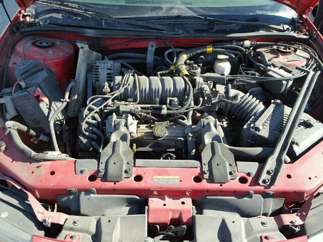 1G2WP52K53F134378 - 2003 PONTIAC GRAND PRIX RED photo 7