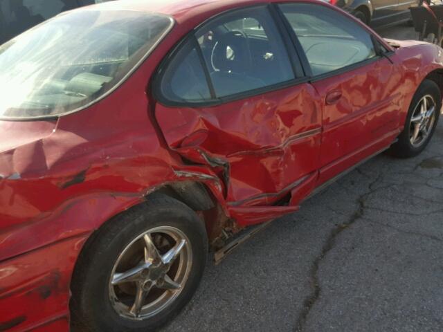 1G2WP52K53F134378 - 2003 PONTIAC GRAND PRIX RED photo 9