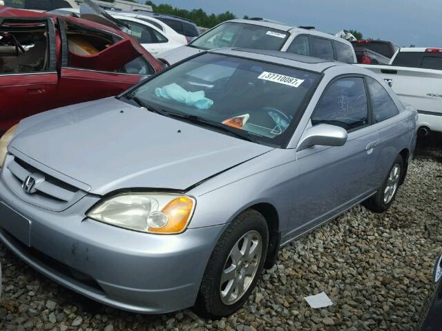 1HGEM22933L029112 - 2003 HONDA CIVIC EX SILVER photo 2