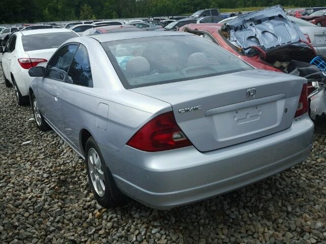 1HGEM22933L029112 - 2003 HONDA CIVIC EX SILVER photo 3