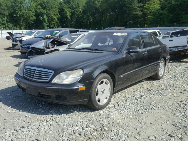 WDBNG78J52A267945 - 2002 MERCEDES-BENZ S 600 BLACK photo 2