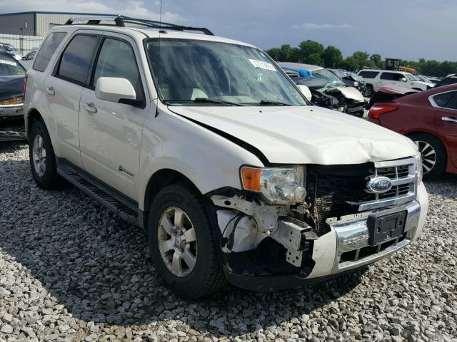 1FMCU59399KB14541 - 2009 FORD ESCAPE HYB WHITE photo 1