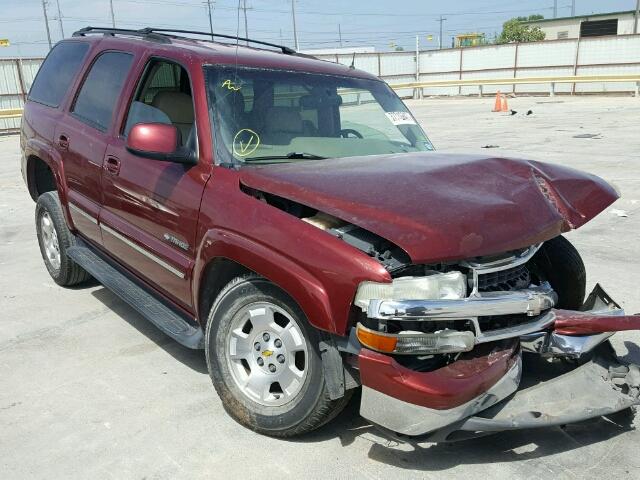 1GNEC13Z32R220641 - 2002 CHEVROLET TAHOE C150 MAROON photo 1