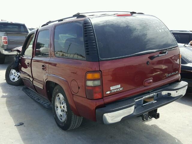 1GNEC13Z32R220641 - 2002 CHEVROLET TAHOE C150 MAROON photo 3