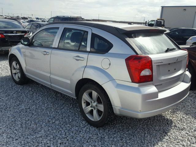 1B3CB3HA4AD568785 - 2010 DODGE CALIBER MA GRAY photo 3